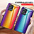 Silicone Frame Mirror Rainbow Gradient Case Cover LS2 for Xiaomi Poco X4 GT 5G