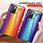 Silicone Frame Mirror Rainbow Gradient Case Cover LS2 for Xiaomi Redmi 10 (2022)