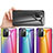 Silicone Frame Mirror Rainbow Gradient Case Cover LS2 for Xiaomi Redmi 10 4G