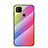 Silicone Frame Mirror Rainbow Gradient Case Cover LS2 for Xiaomi Redmi 9 Activ