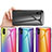 Silicone Frame Mirror Rainbow Gradient Case Cover LS2 for Xiaomi Redmi 9i