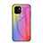 Silicone Frame Mirror Rainbow Gradient Case Cover LS2 for Xiaomi Redmi A1 Plus