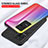 Silicone Frame Mirror Rainbow Gradient Case Cover LS2 for Xiaomi Redmi K40S 5G