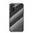 Silicone Frame Mirror Rainbow Gradient Case Cover LS2 for Xiaomi Redmi Note 10 5G Black