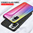 Silicone Frame Mirror Rainbow Gradient Case Cover LS2 for Xiaomi Redmi Note 10 Pro 4G