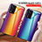 Silicone Frame Mirror Rainbow Gradient Case Cover LS2 for Xiaomi Redmi Note 11 5G