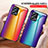 Silicone Frame Mirror Rainbow Gradient Case Cover LS2 for Xiaomi Redmi Note 11T Pro 5G