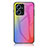 Silicone Frame Mirror Rainbow Gradient Case Cover LS2 for Xiaomi Redmi Note 12 4G