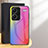 Silicone Frame Mirror Rainbow Gradient Case Cover LS2 for Xiaomi Redmi Note 13 Pro+ Plus 5G