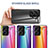 Silicone Frame Mirror Rainbow Gradient Case Cover LS2 for Xiaomi Redmi Note 13 Pro+ Plus 5G