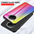 Silicone Frame Mirror Rainbow Gradient Case Cover LS2 for Xiaomi Redmi Note 9 5G