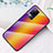 Silicone Frame Mirror Rainbow Gradient Case Cover LS3 for Vivo V21e 4G