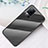 Silicone Frame Mirror Rainbow Gradient Case Cover LS3 for Vivo V21e 4G Black