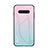 Silicone Frame Mirror Rainbow Gradient Case Cover LS3 for Xiaomi Black Shark 4 5G Cyan