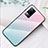 Silicone Frame Mirror Rainbow Gradient Case Cover LS4 for Vivo V21e 4G