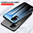 Silicone Frame Mirror Rainbow Gradient Case Cover LS4 for Vivo Y73 (2021)