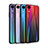 Silicone Frame Mirror Rainbow Gradient Case Cover M01 for Apple iPhone XR