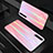 Silicone Frame Mirror Rainbow Gradient Case Cover M01 for Huawei P20 Pro