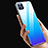 Silicone Frame Mirror Rainbow Gradient Case Cover M01 for Oppo Reno4 SE 5G