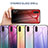 Silicone Frame Mirror Rainbow Gradient Case Cover M01 for Samsung Galaxy A01 SM-A015