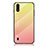 Silicone Frame Mirror Rainbow Gradient Case Cover M01 for Samsung Galaxy A01 SM-A015