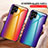 Silicone Frame Mirror Rainbow Gradient Case Cover M01 for Samsung Galaxy S24 Ultra 5G