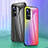 Silicone Frame Mirror Rainbow Gradient Case Cover M01 for Xiaomi Mi 12 5G