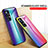 Silicone Frame Mirror Rainbow Gradient Case Cover M01 for Xiaomi Mi 12 5G