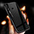 Silicone Frame Mirror Rainbow Gradient Case Cover M01 for Xiaomi Redmi Note 7 Black