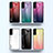 Silicone Frame Mirror Rainbow Gradient Case Cover M02 for Samsung Galaxy S21 FE 5G