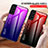 Silicone Frame Mirror Rainbow Gradient Case Cover M02 for Samsung Galaxy S21 FE 5G