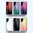 Silicone Frame Mirror Rainbow Gradient Case Cover M02 for Samsung Galaxy S22 Ultra 5G