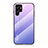 Silicone Frame Mirror Rainbow Gradient Case Cover M02 for Samsung Galaxy S23 Ultra 5G Clove Purple
