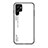 Silicone Frame Mirror Rainbow Gradient Case Cover M02 for Samsung Galaxy S23 Ultra 5G White