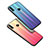 Silicone Frame Mirror Rainbow Gradient Case Cover R01 for Huawei Honor V10 Lite