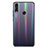 Silicone Frame Mirror Rainbow Gradient Case Cover R01 for Huawei Honor V10 Lite Black