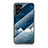 Silicone Frame Starry Sky Mirror Case Cover for Samsung Galaxy S22 Ultra 5G