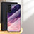 Silicone Frame Starry Sky Mirror Case Cover for Samsung Galaxy S24 Plus 5G Purple