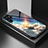 Silicone Frame Starry Sky Mirror Case Cover S01 for Samsung Galaxy S21 Ultra 5G