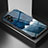 Silicone Frame Starry Sky Mirror Case Cover S01 for Samsung Galaxy S21 Ultra 5G