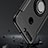 Silicone Matte Finish and Plastic Back Case with Finger Ring Stand A01 for Huawei Honor 8 Pro Black