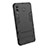 Silicone Matte Finish and Plastic Back Case with Stand for Samsung Galaxy A8 Star Black