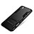 Silicone Matte Finish and Plastic Back Case with Stand for Xiaomi Mi 5 Black