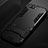 Silicone Matte Finish and Plastic Back Case with Stand R01 for Huawei Honor View 10 Black