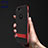 Silicone Matte Finish and Plastic Back Case with Stand W03 for Apple iPhone 7 Plus Red