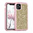 Silicone Matte Finish and Plastic Back Cover Case 360 Degrees Bling-Bling for Apple iPhone 11