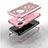 Silicone Matte Finish and Plastic Back Cover Case 360 Degrees Bling-Bling for Apple iPhone XR