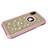 Silicone Matte Finish and Plastic Back Cover Case 360 Degrees Bling-Bling for Apple iPhone XR