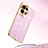 Silicone Matte Finish and Plastic Back Cover Case 360 Degrees Bling-Bling for Oppo Reno8 Pro 5G