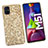 Silicone Matte Finish and Plastic Back Cover Case 360 Degrees Bling-Bling for Samsung Galaxy M51